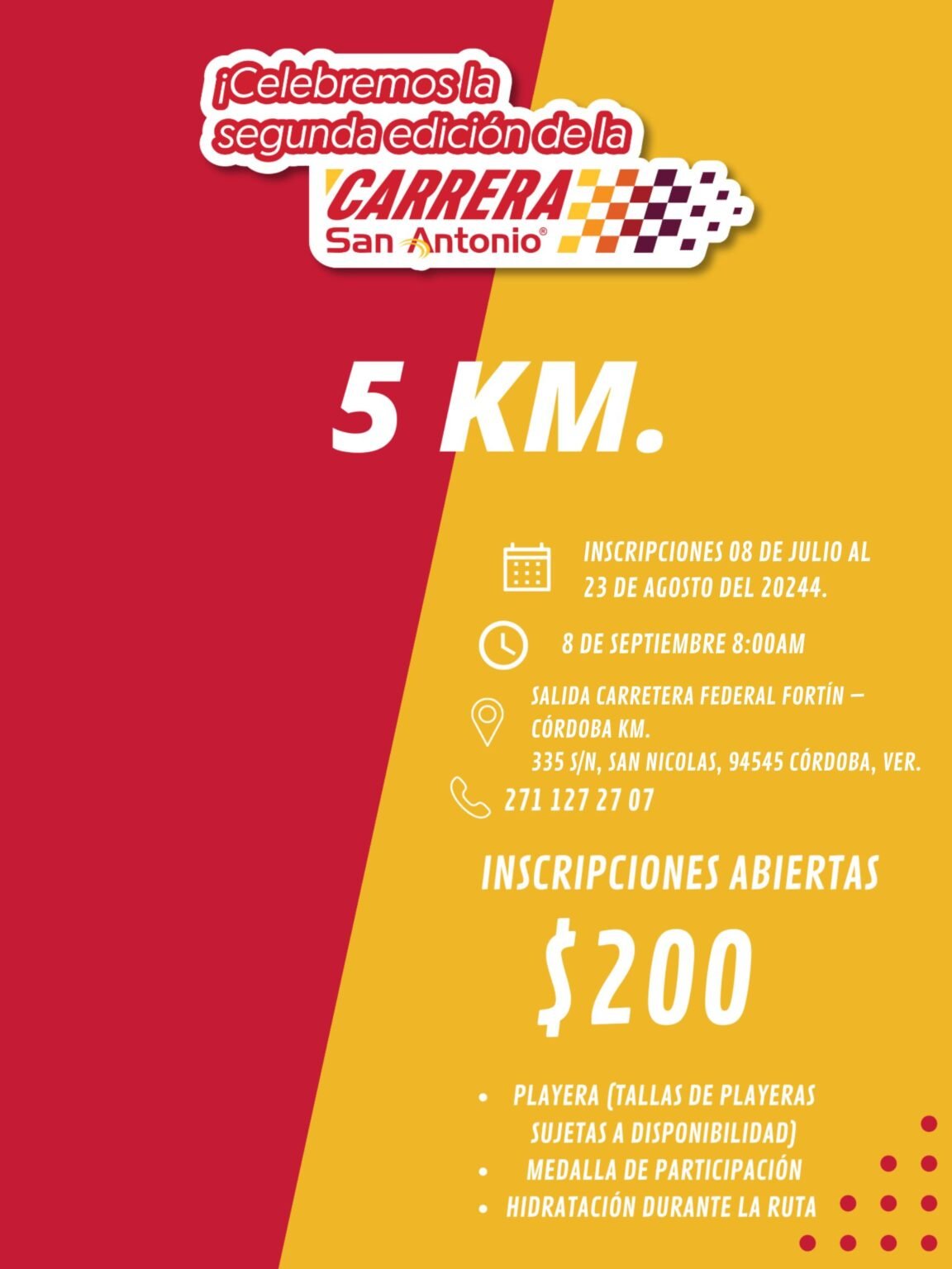 Carrera San Antonio